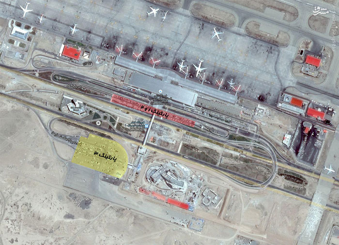 عکیس هوایی از فرودگاه امام خمینی