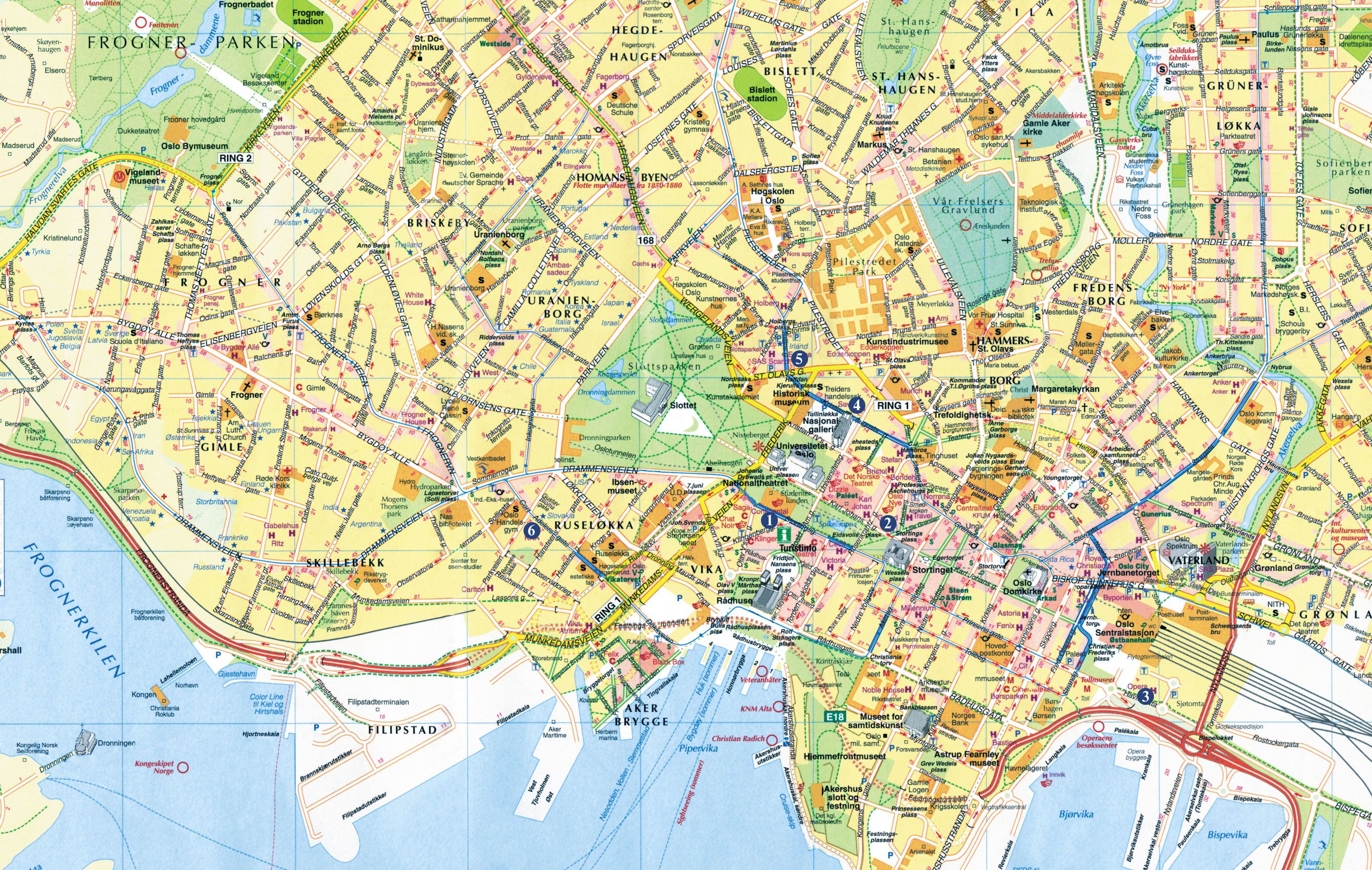 موقعیت جغرافیایی اسلو