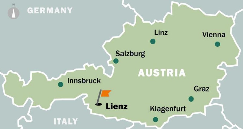 موقعیت شهر لینتس